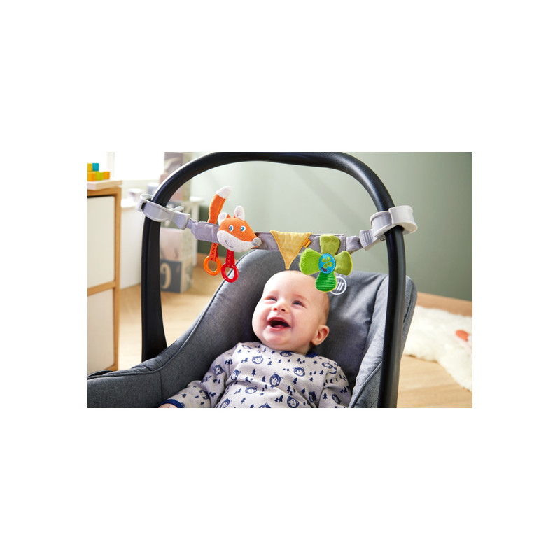 Spirale D'Activités Bébé Abeille Fehn - Hochet, Miroir Et Grincement Pour Poussette Et Lit