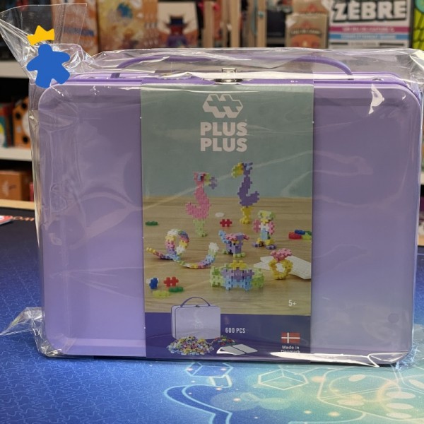 Valisette métal 600 pièces Plus Plus Pastel/Néon - Kontiki