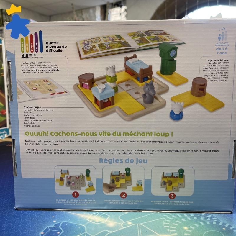 Le loup et les sept chevreaux Smart Games - Jeu logique & concentration 3+