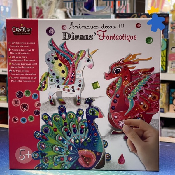 Animaux décos 3D - Diams' Fantastique - CreaLign
