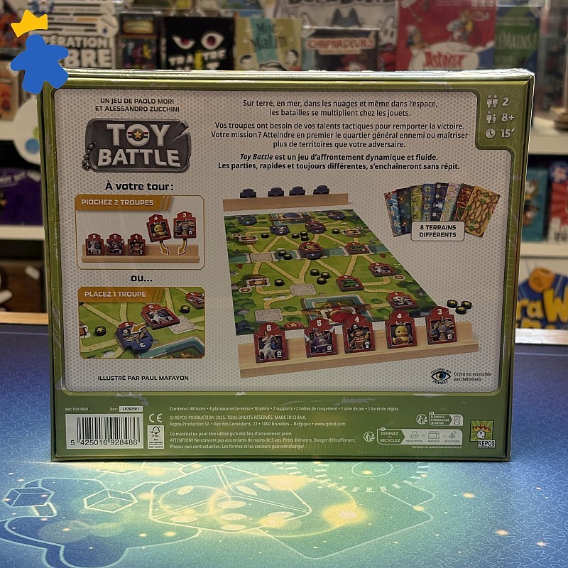 Toy Battle - Jeu de guerre, contrôle de territoire et majorité à 2 joueurs