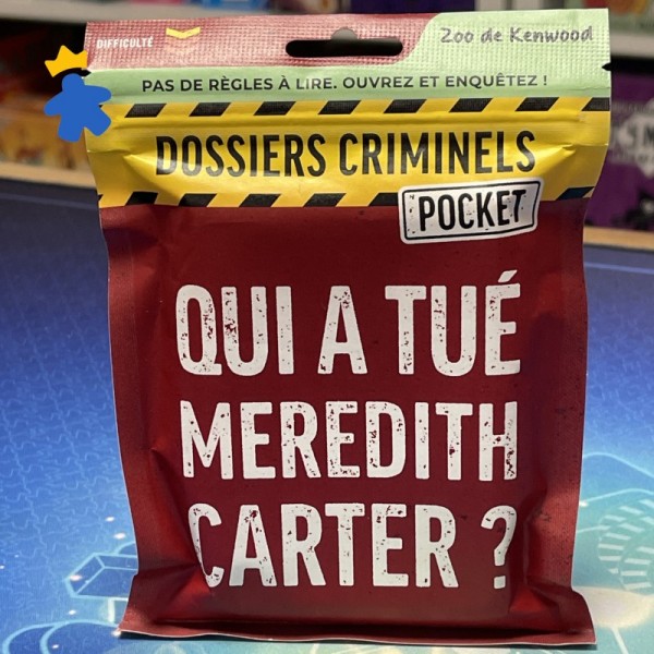 Dossiers Criminels Pocket 1 - Qui a tué Meredith Carter ? Platonia Games