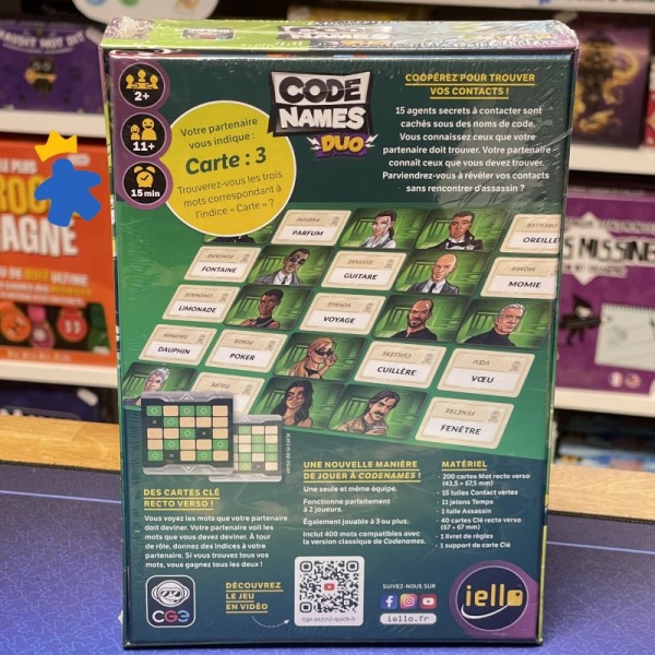 Codenames Duo - Iello & Czech Games Edition