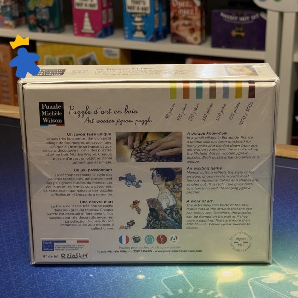 Puzzle 250 pièces - Le baiser - Klimt - Puzzle Michèle Wilson