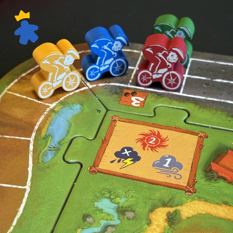 Flamme Rouge BMX | Juego De Carreras De 2 A 4 Jugadores | A Partir De 6 Años | Rampas, Grava Y Descensos | Emocionante Juego Familiar
