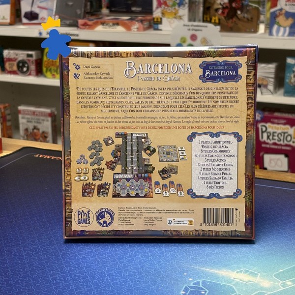 Barcelona Passeig de Gracia - Board & Dice et Pixie Games