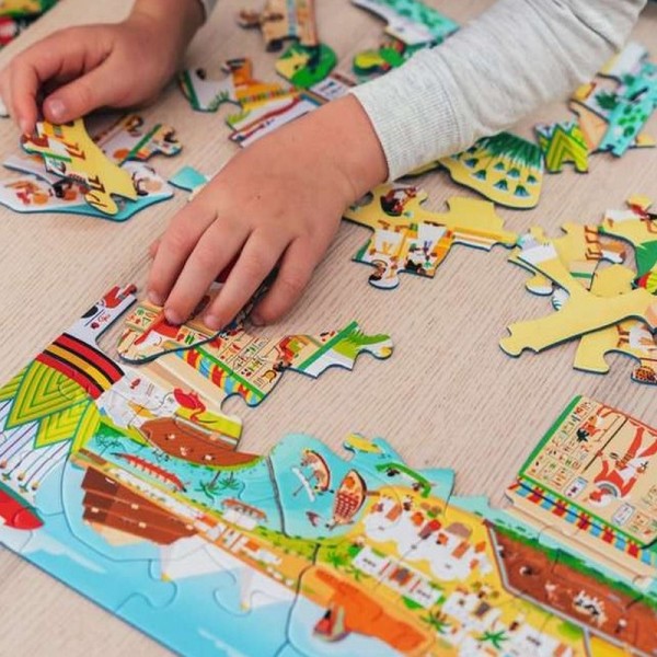Puzzle Kididoc 65 pcs - Au temps des pharaons - Nathan