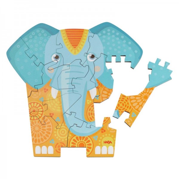 Puzzle 2 en 1 Elephant - Haba