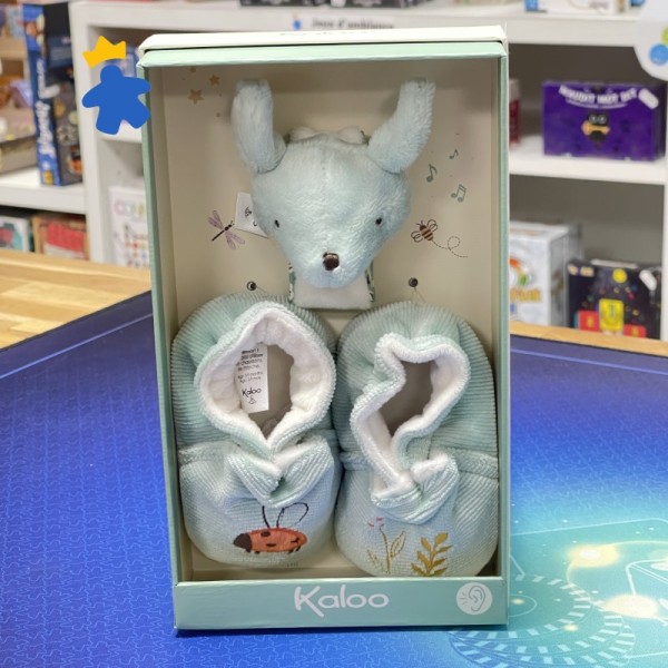 Coffret chaussons et bracelet sonores souris - Kaloo
