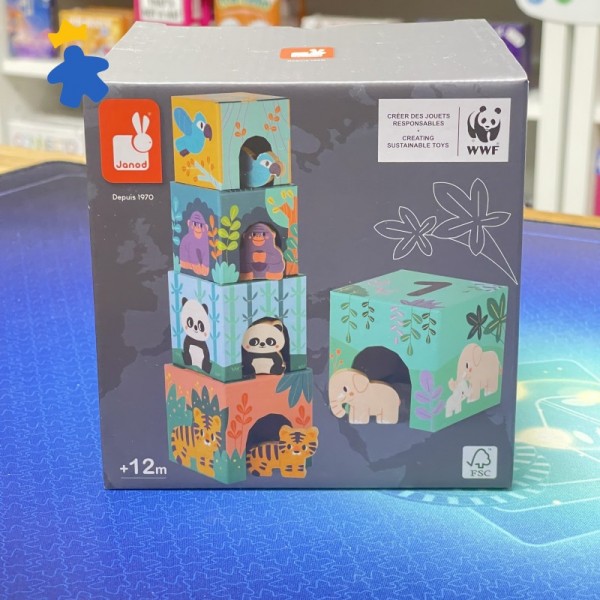 Pyramide et figurines animaux - Janod