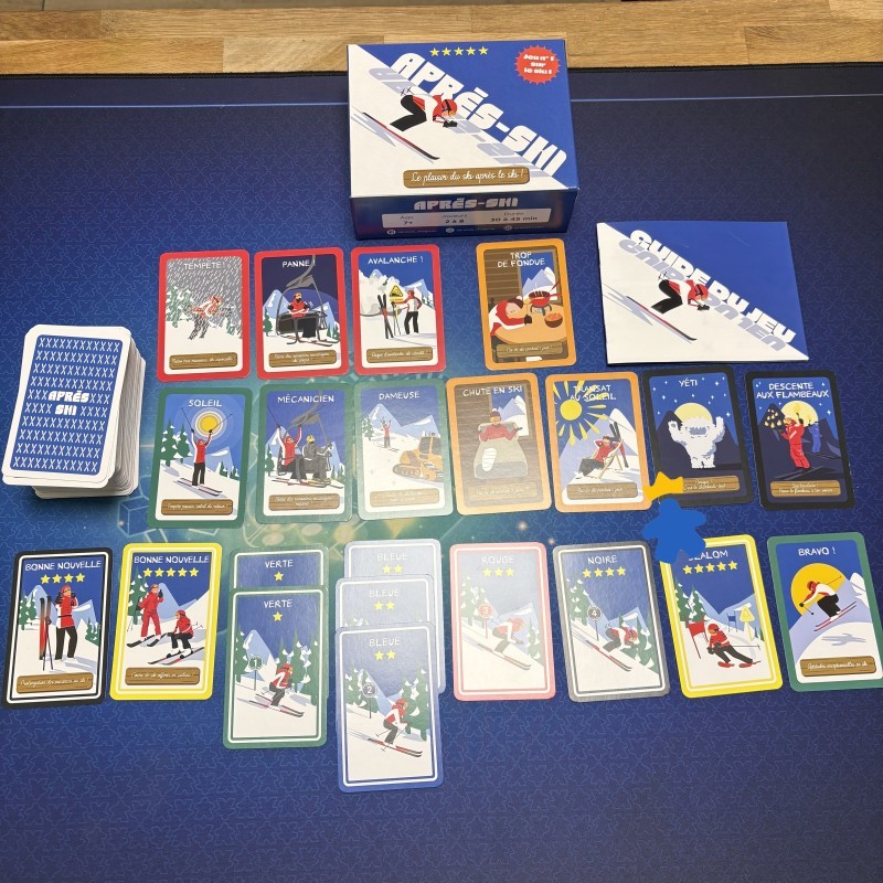 Après-Ski - Board Game - Skiing Card Game - for Family or Friends - for Children and Adults - 2 to 8 Players - in French Après-Ski - Board Game - Skiing Card Game - for Family or Friends - for Children and Adults - 2 to 8 Players - in French