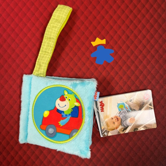 Mini-livre en tissu pour poussette Dragon Duri - Haba