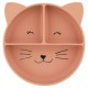 Assiette avec ventouse en silicone et compartiments Mrs Cat - Trixie