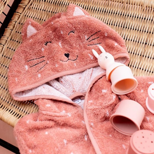 Cape de bain 75x75cm Mrs Cat - Trixie
