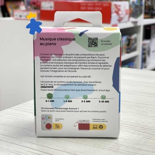 Musique classique au piano - Personnage sonore Faba