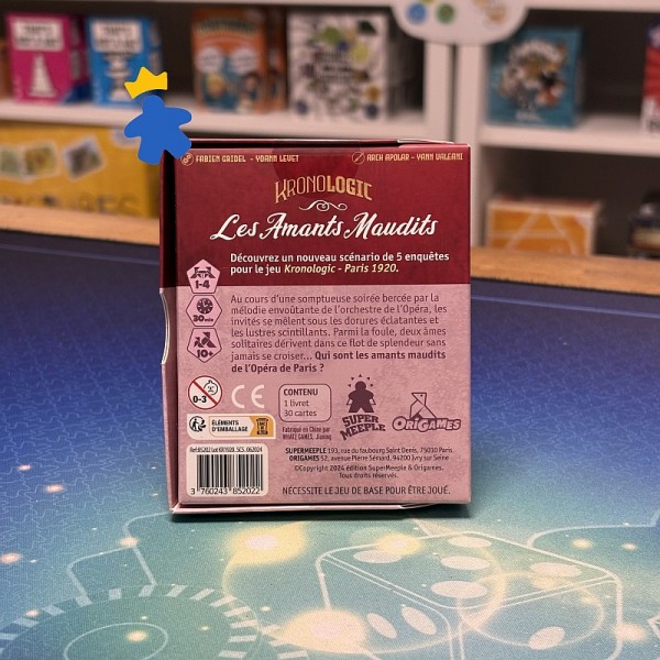 Kronologic Paris 1920 extension Les Amants Maudits - Origames & Super Meeple