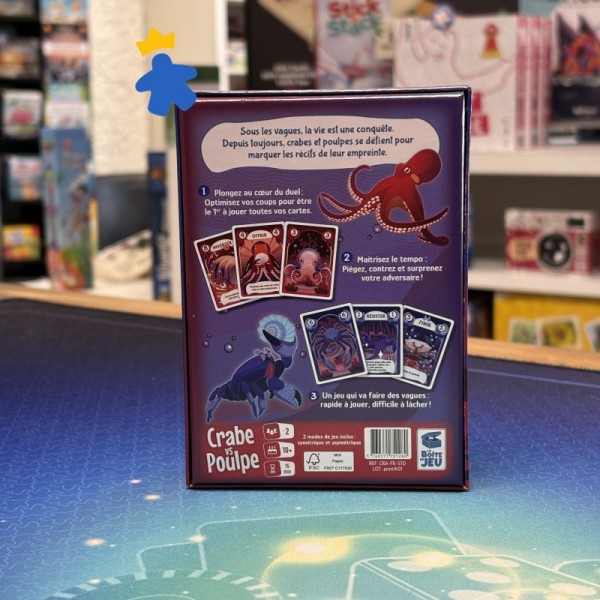Crabe Vs Poulpe - La Boite de Jeu - Précommande disponibilité le 22 mai 2026