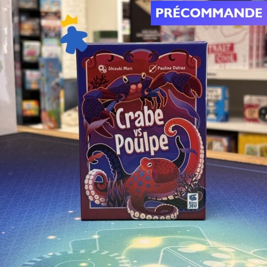 Crabe Vs Poulpe - La Boite de Jeu - Précommande disponibilité le 22 mai 2026